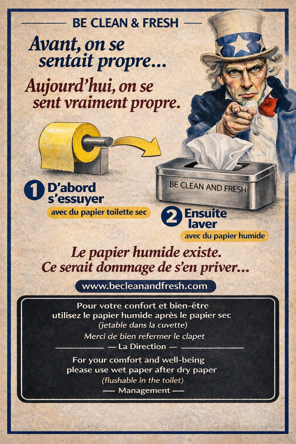 Le Distributeur mural INOX - Be Clean and Fresh